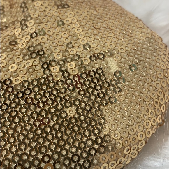 Coach sequin evening bag sateen lining euc formal - Picture 7 of 7